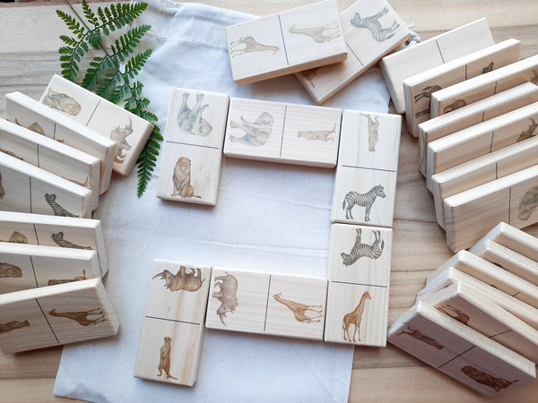 African Animals - Dominoes