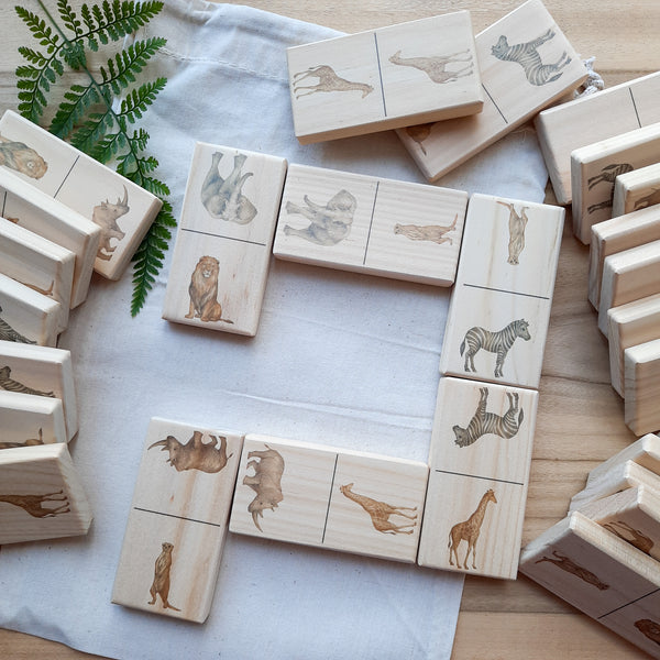 African Animals - Dominoes