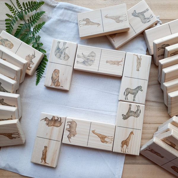 African Animals - Dominoes