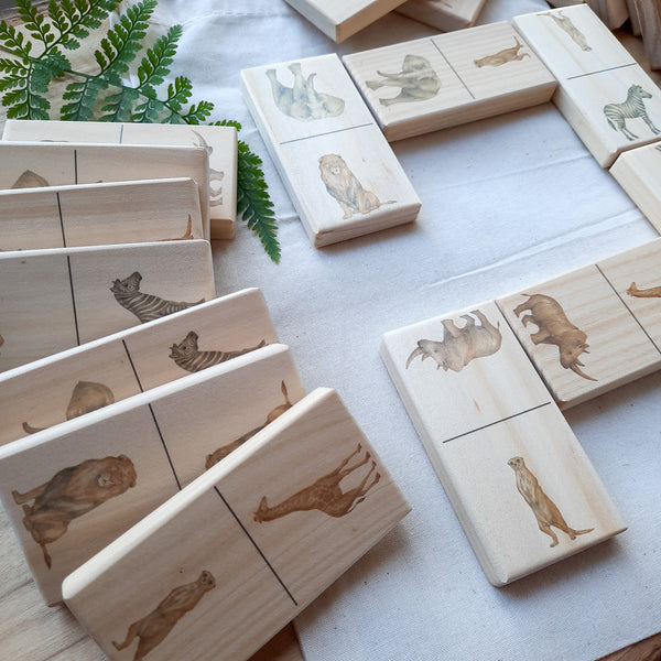 African Animals - Dominoes
