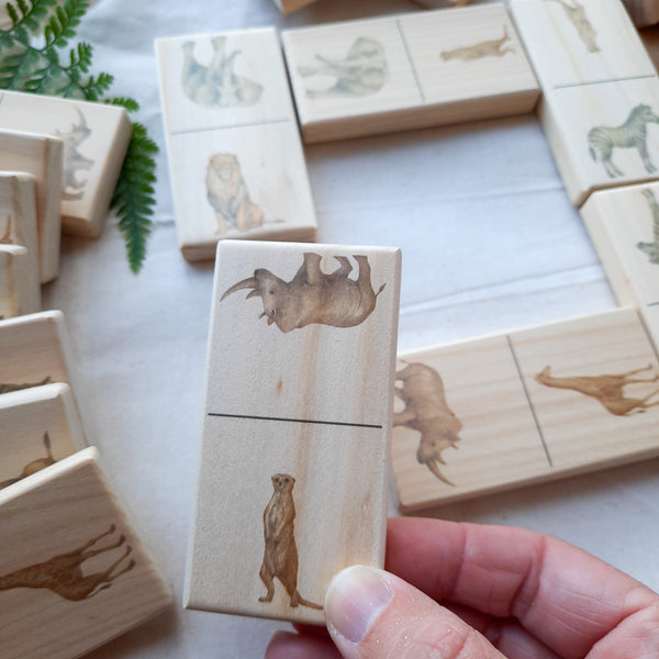 African Animals - Dominoes