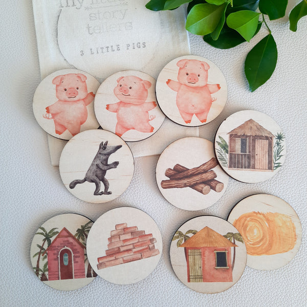 3 little pigs - story tellers