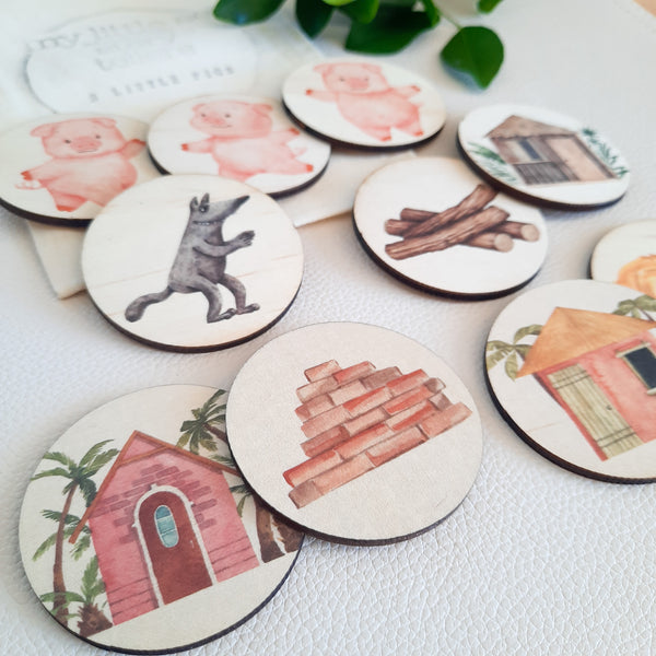 3 little pigs - story tellers