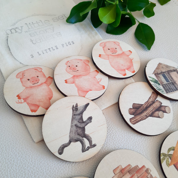3 little pigs - story tellers
