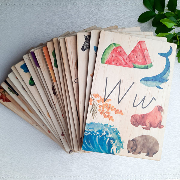 alphabet - flash cards