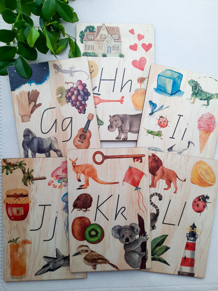 alphabet - flash cards