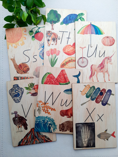 alphabet - flash cards