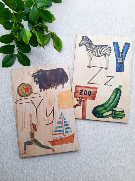 alphabet - flash cards