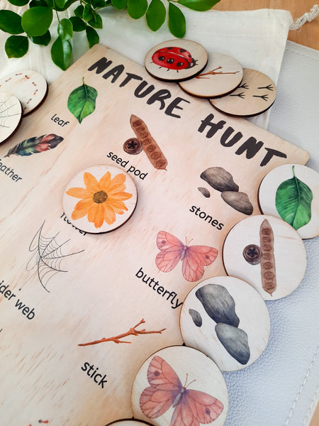 nature hunt - activity board
