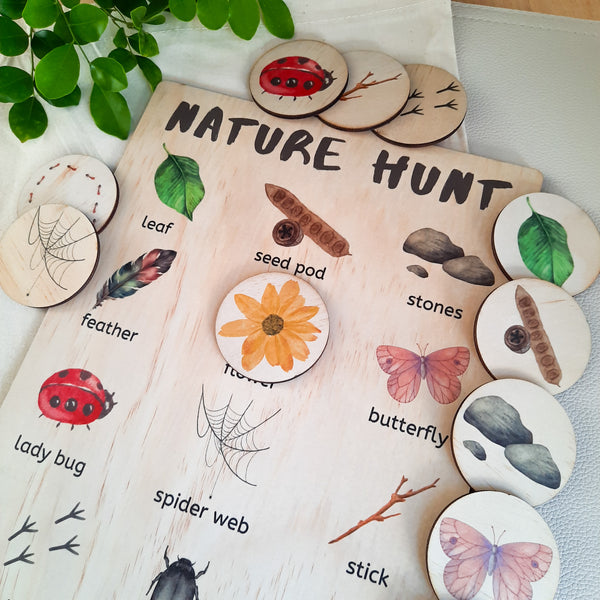 nature hunt - activity board
