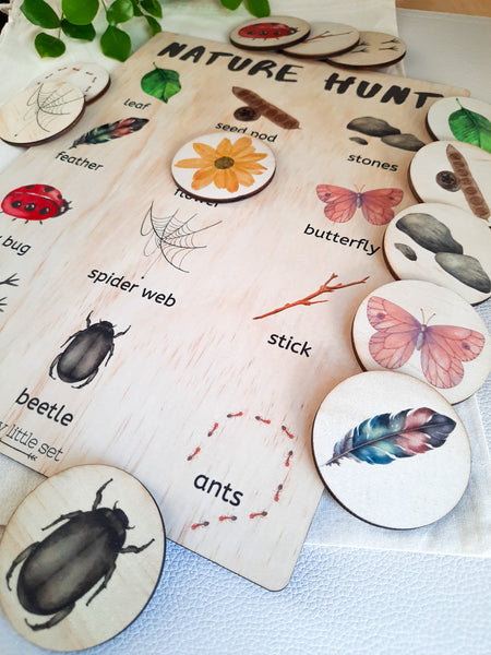 nature hunt - activity board