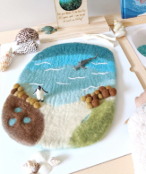 Sea & Rockpool Small Felt Play Mat