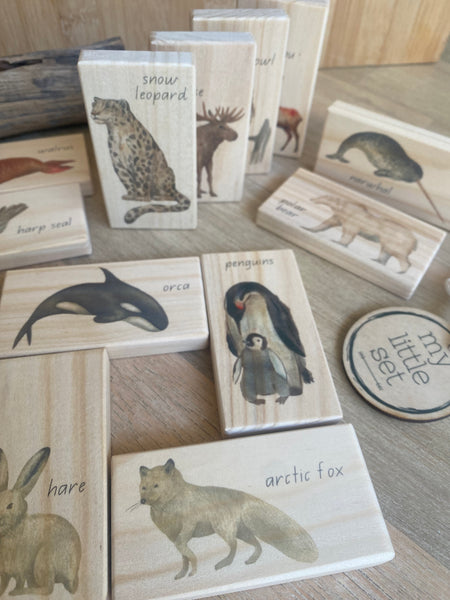 arctic animals - small world blocks