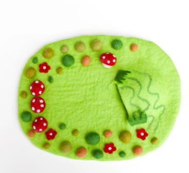 Fairy Toadstool Garden Felt Play Mat