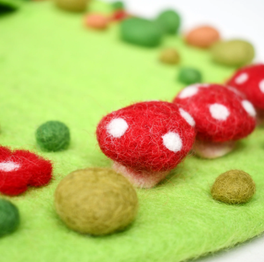 Fairy Toadstool Garden Felt Play Mat