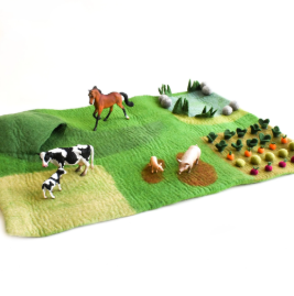 Farm Large Felt Play Mat