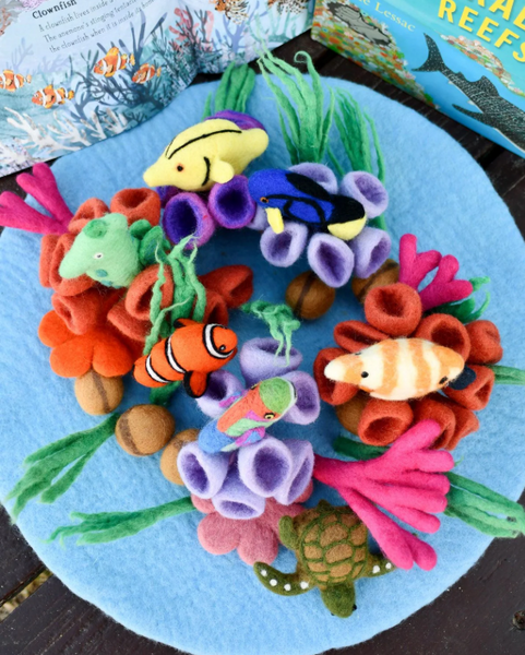 Reef Round Felt Play Mat