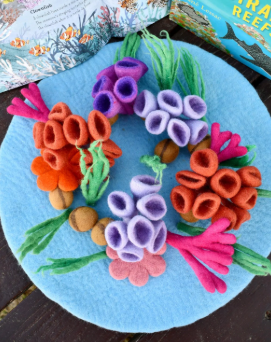 Reef Round Felt Play Mat