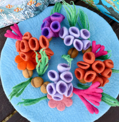 Reef Round Felt Play Mat