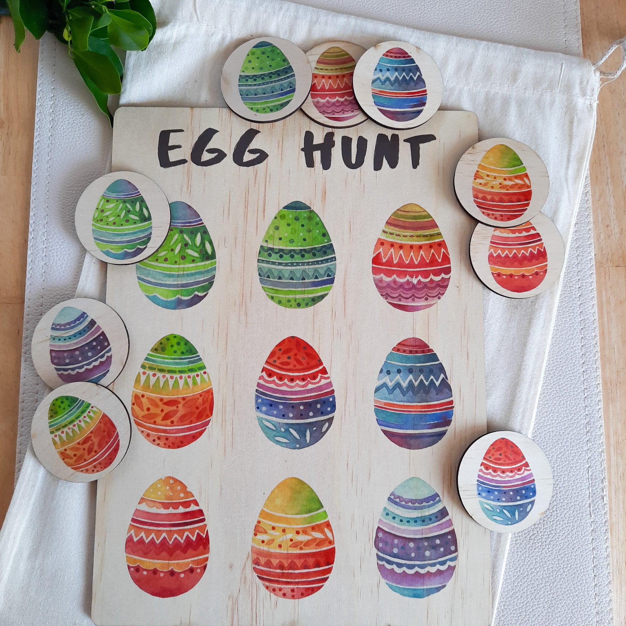 Egg hunt - activity board