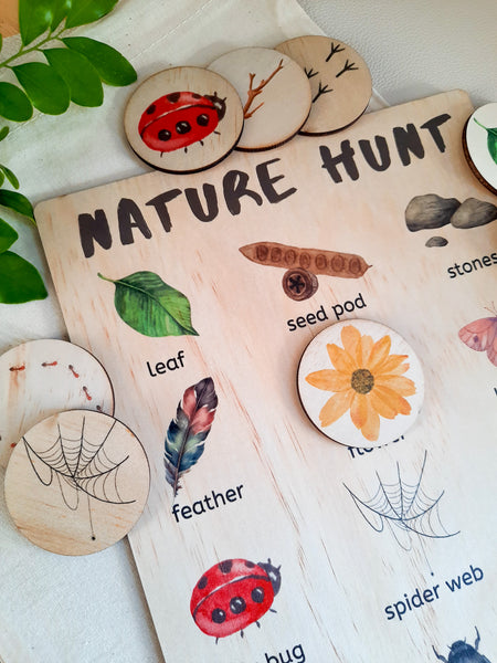 nature hunt - activity board