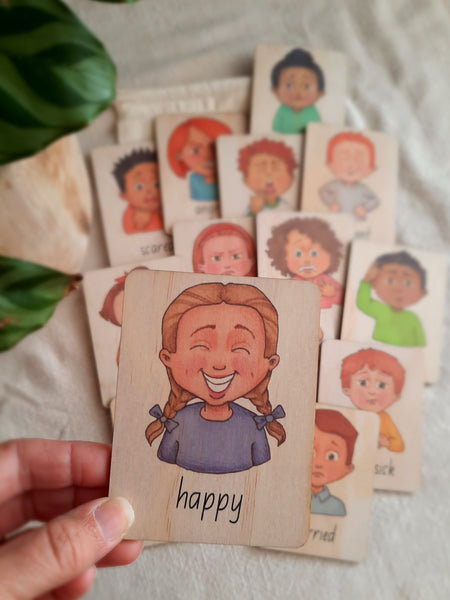 emotions - mini flash cards