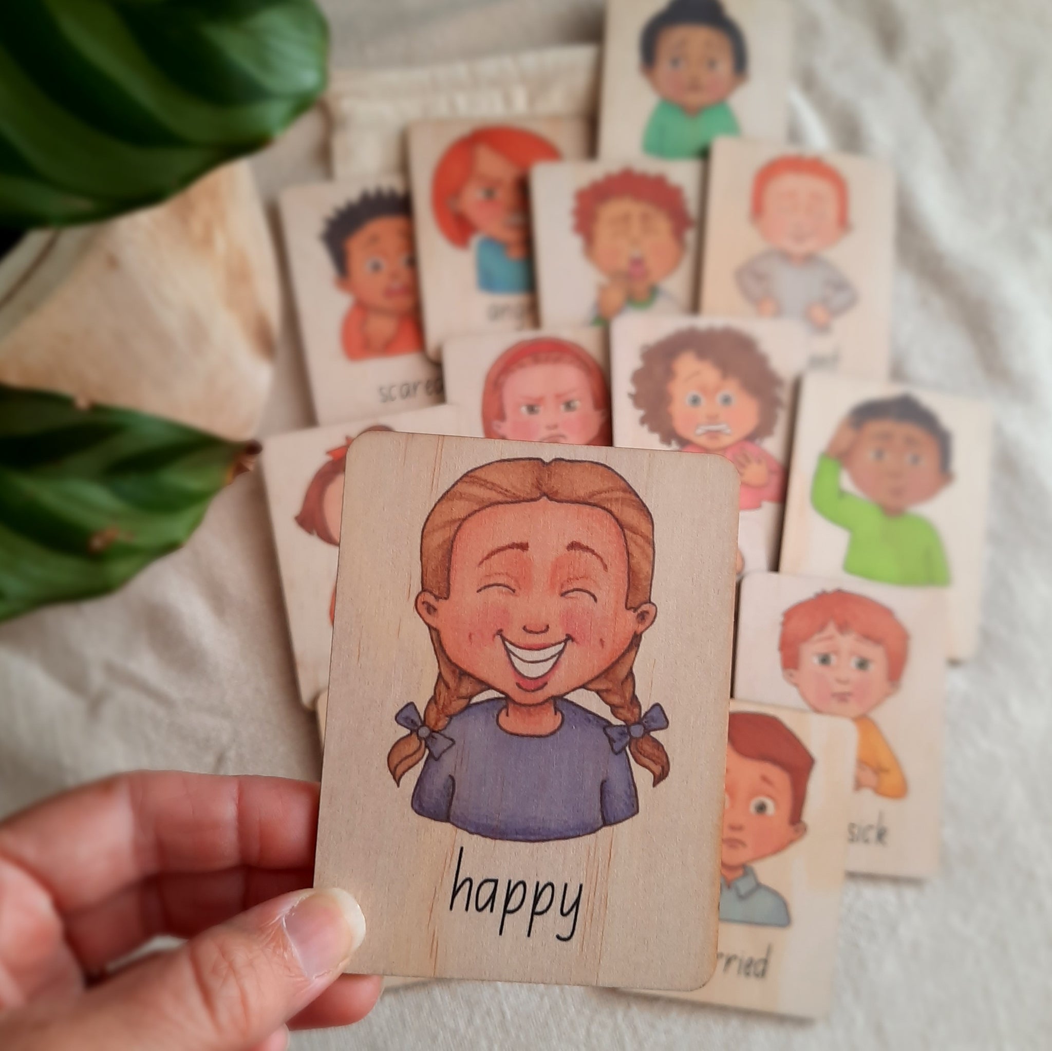 emotions - mini flash cards