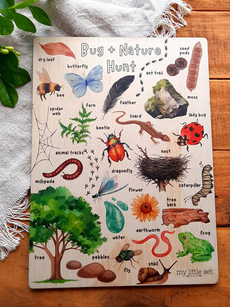 Bug & Nature Hunt - activity board