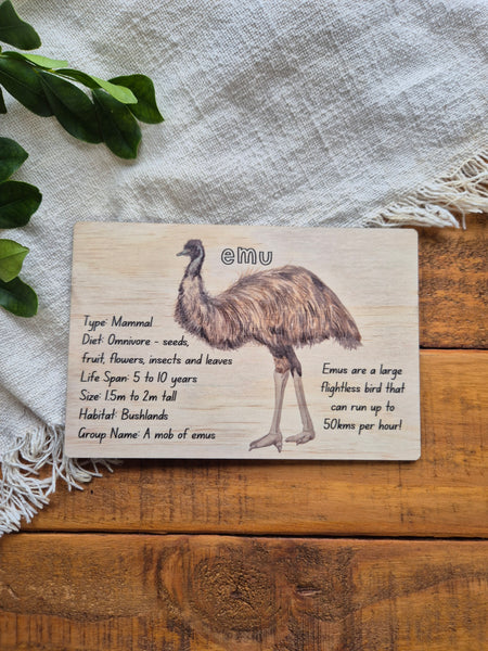 Emu - Info Card