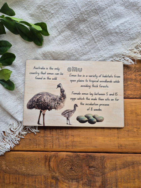 Emu - Info Card