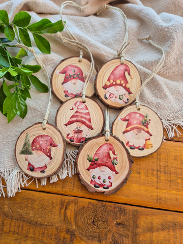 Gnome Ornament Set