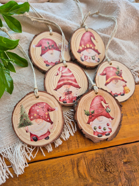 Gnome Ornament Set
