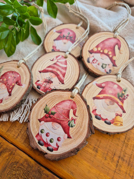Gnome Ornament Set