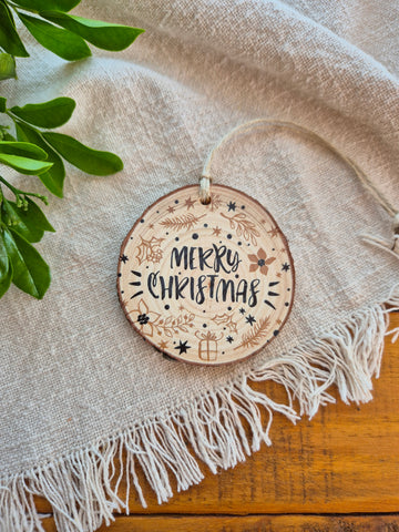 Merry Christmas Ornament