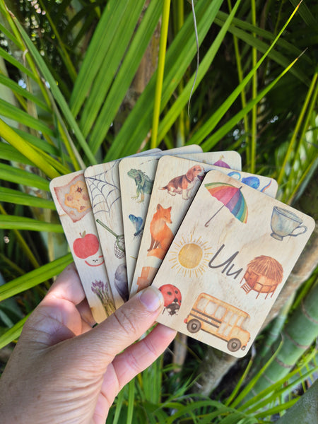 alphabet - flash cards