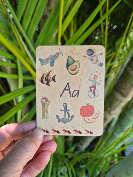 alphabet - flash cards
