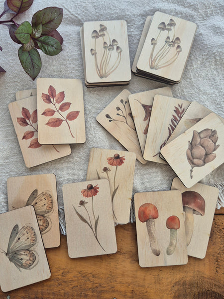 autumn - mini tiles - memory match