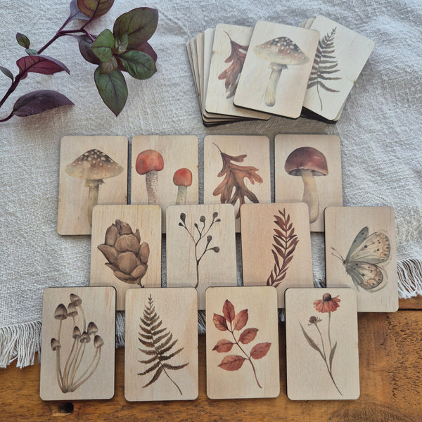 autumn - mini tiles - memory match