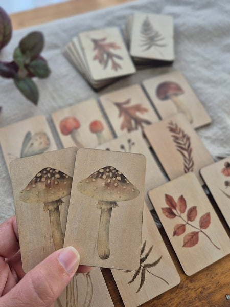 autumn - mini tiles - memory match