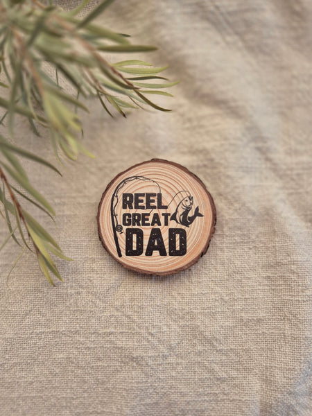 Reel Great Dad - Magnet