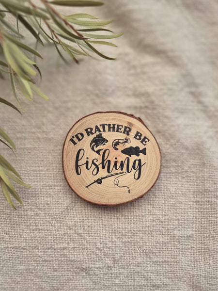 I'd Rather Be Fishing - Magnet
