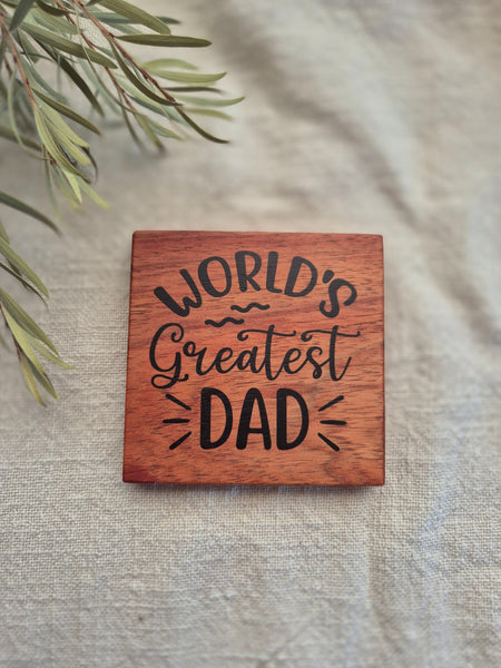 World's Greatest Dad - Coaster