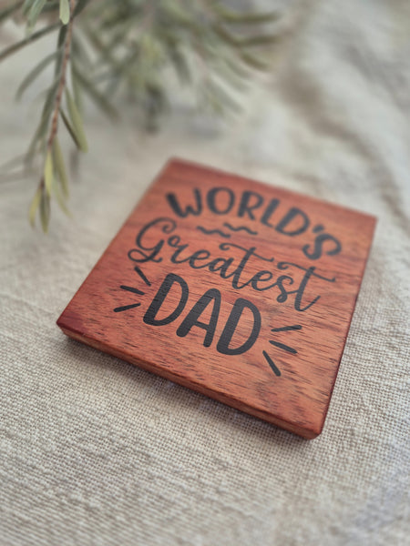 World's Greatest Dad - Coaster