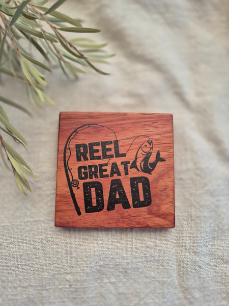 Reel Great Dad - Coaster