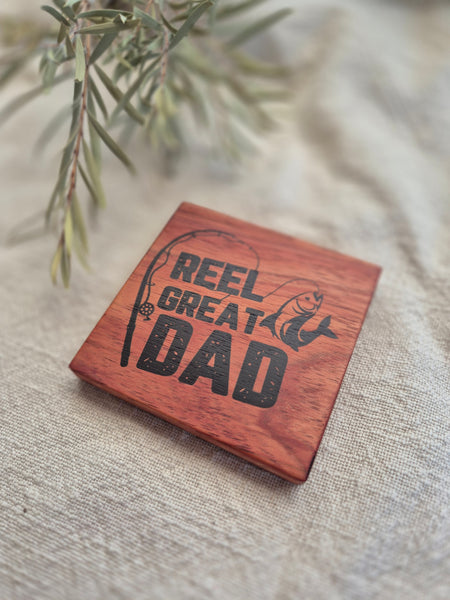 Reel Great Dad - Coaster