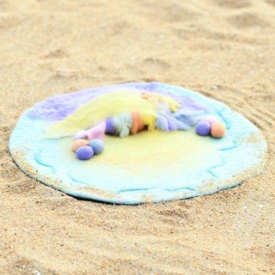 Mermaid Cover Felt Mat