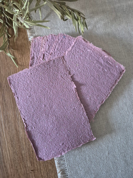 Handmade Paper Pack - Plum