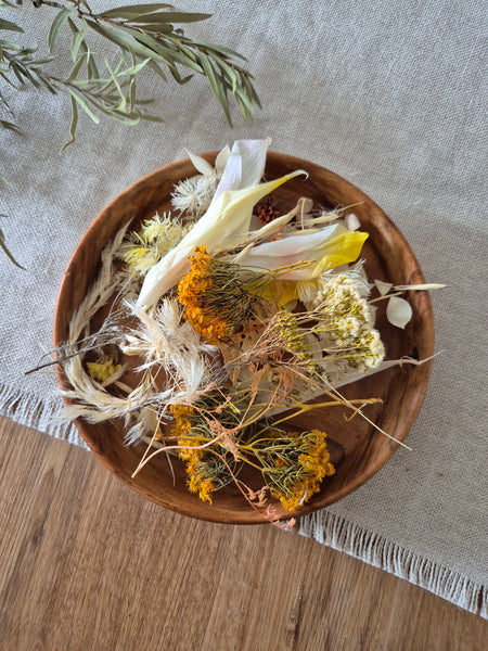 Dried Flowers Yellows - Pack Five