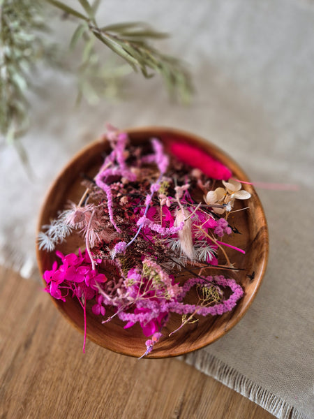 Dried Flowers Pinks - Pack Ten