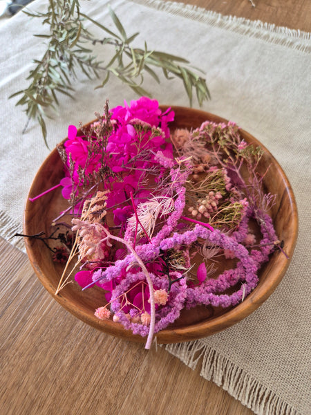 Dried Flowers Pinks - Pack Six